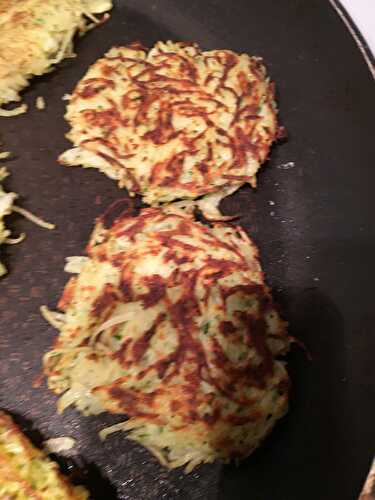 Galettes rosti de pomme de terre