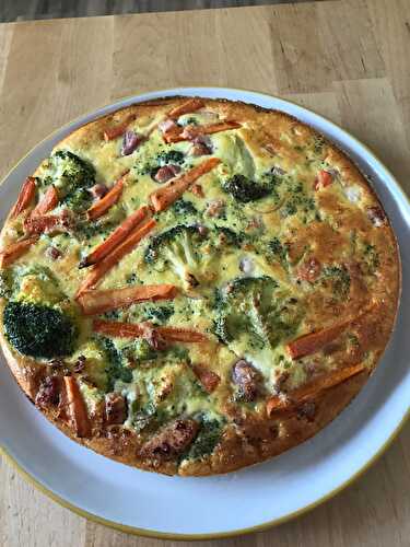 Quiche légére aux légumes