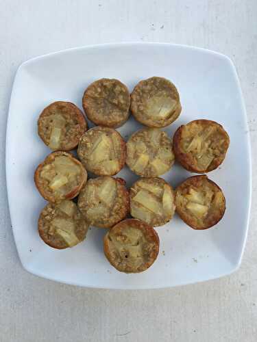 Mini muffins au flocons d'avoine aux poires