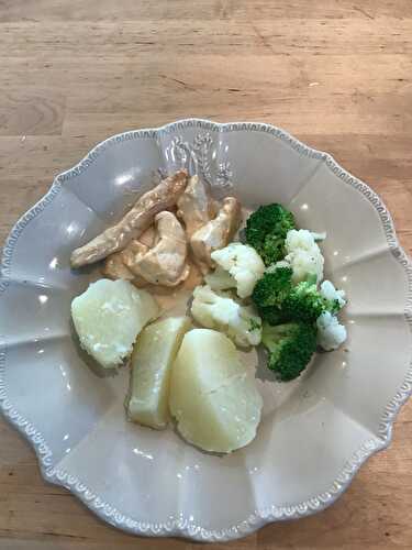 Poulet léger sauce parmesan