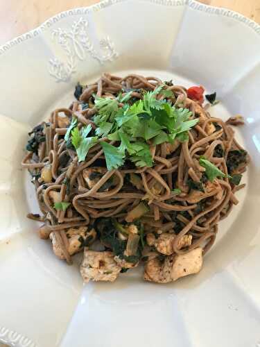 Wok de poulet aux légumes léger