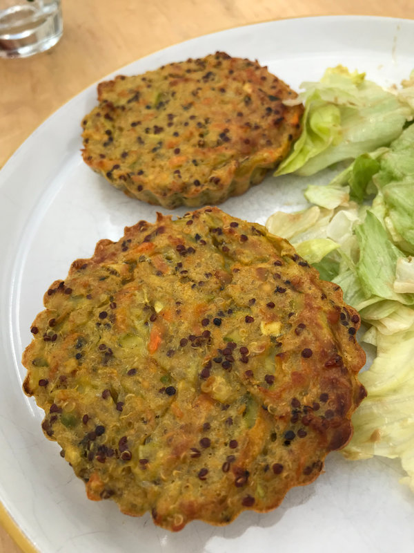 Tartelette légéres aux légumes et lentilles corail