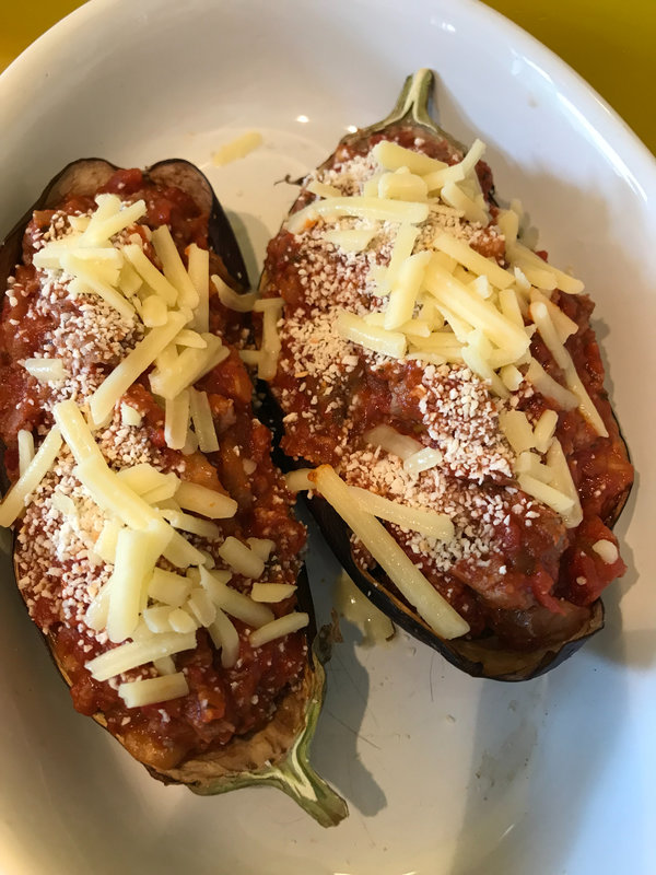 Aubergine farcies de Béa