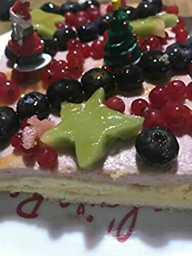 Entremet framboise-passion