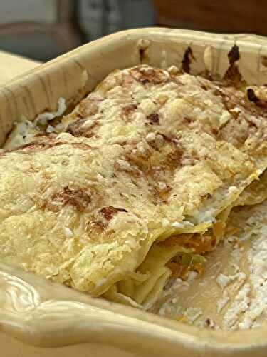 Lasagnes légères de poireaux et carottes