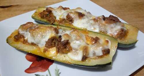 Les courgettes farcies