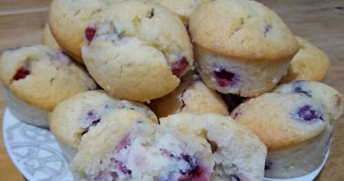 Les muffins aux fruits rouges