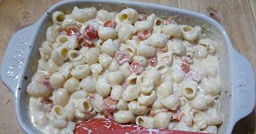 Les pâtes au Boursin et aux tomates cerises