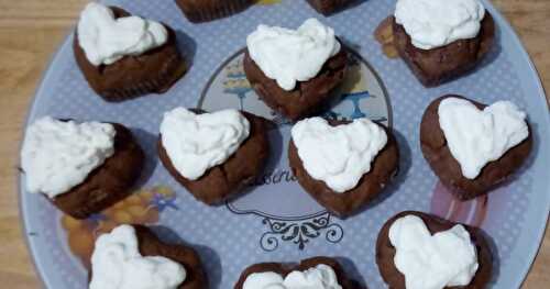 Les petits cœurs chocolat chantilly ♥️