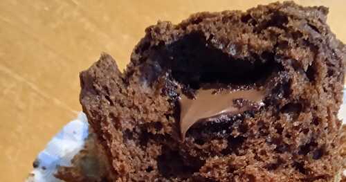 Les muffins cœur Nutella