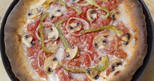 La deep dish pizza (pizza de Chicago)