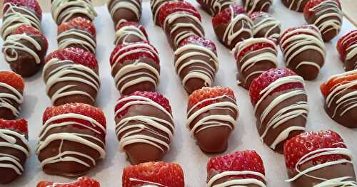 Les fraises au chocolat 