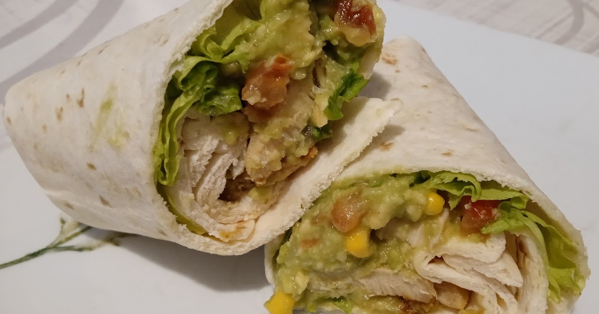 Les wraps poulet avocat 