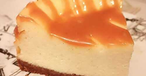 Le cheesecake vanille caramel 