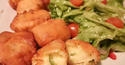Les petits beignets au fromage pimentés façon chili cheese nuggets