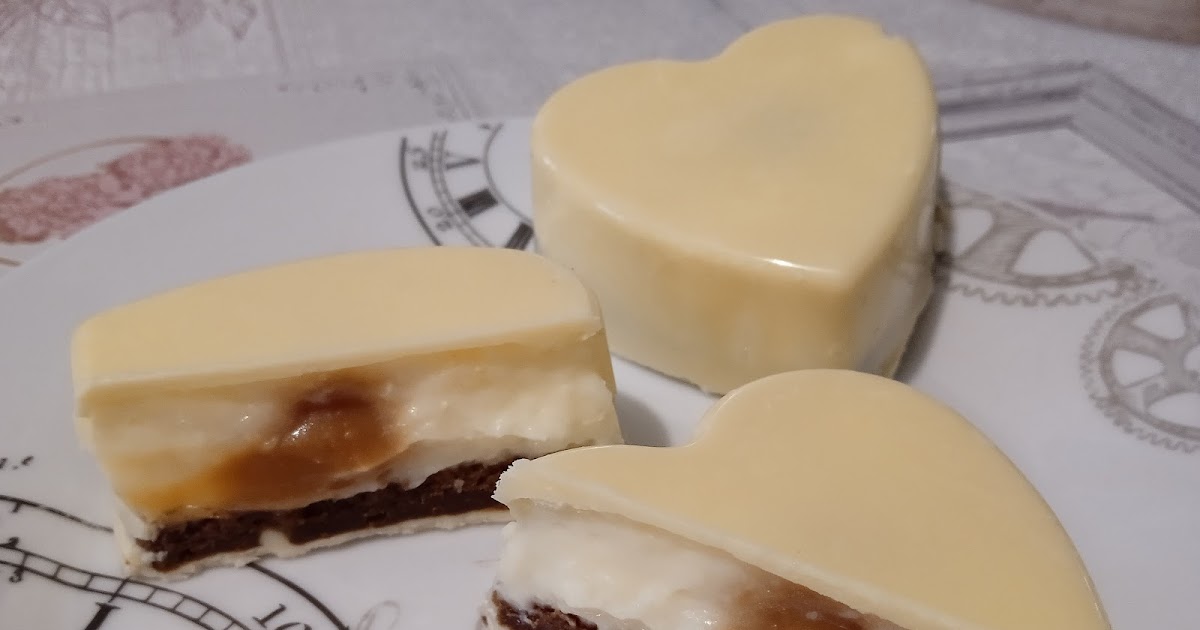 Les petits cœurs choco-vanille cœur caramel 💗