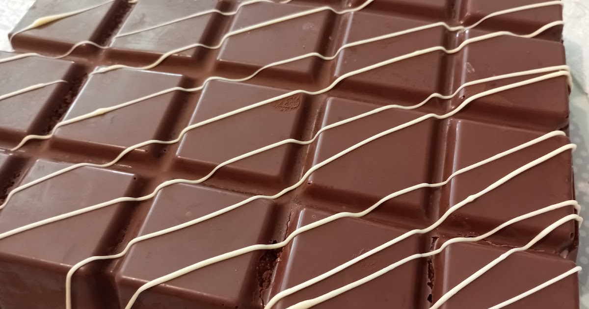 Le gâteau tablette chocolat chantilly 