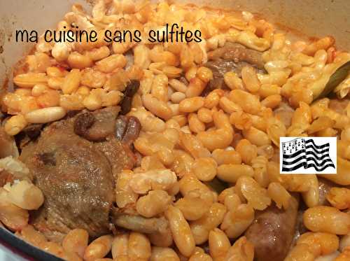 Cassoulet maison sans sulfites