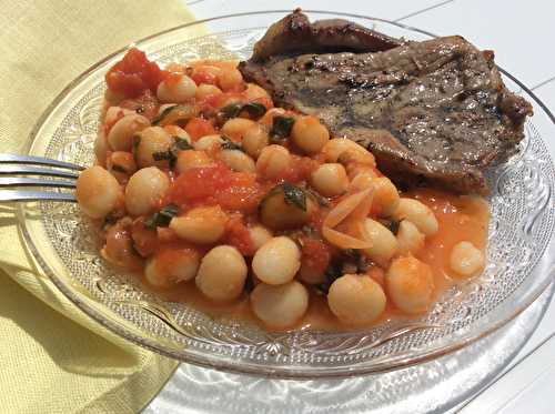 Cocos de Paimpol en sauce tomate et basilic