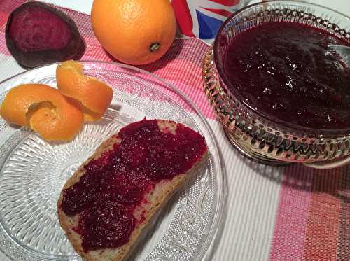 Confiture d’orange et de betterave