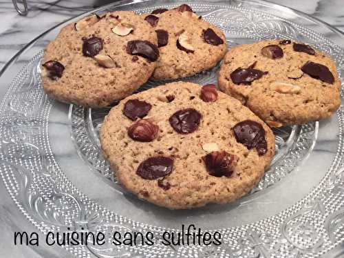 Cookies sans gluten aux flocons d’avoine, à la poudre d’amande et farine de sorgho (recette 2019 # 1)