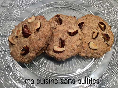 Cookies sans gluten aux flocons d’avoine, à la poudre d’amande et farine de sorgho, sans œuf (recette 2019 #2)