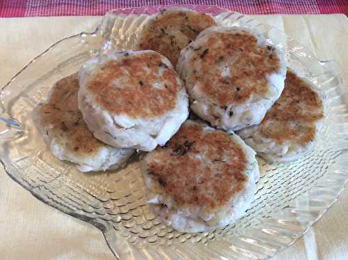 Galettes de pommes de terre et cabillaud, à l’aneth et à l’origan