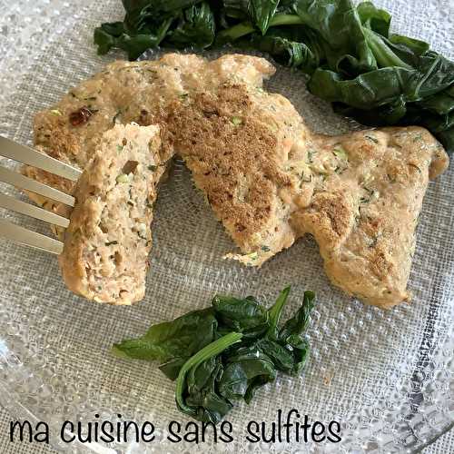 Galettes de saumon à l’aneth, sans gluten, sans œuf