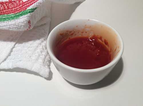 Ketchup maison sans sulfites!