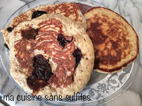 Pancakes sans gluten, sans produits laitiers, à la compote de coings