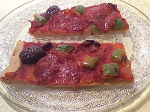 Pizza sans gluten et sans sulfites