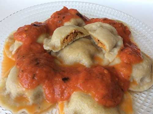 Ravioli maison sans gluten (pas à pas en images)