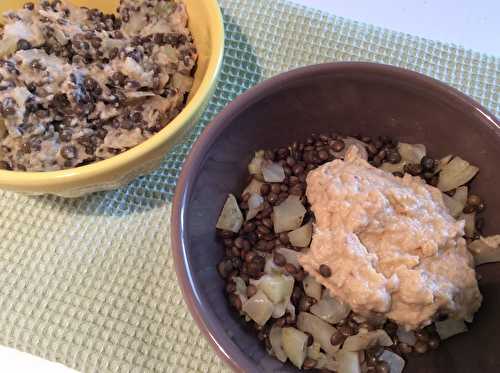 Salade de lentilles et fenouil