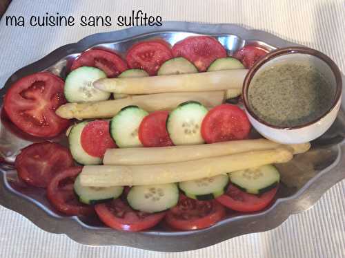 Sauce aux graines de courge sans sulfites, alternative à la vinaigrette traditionnelle