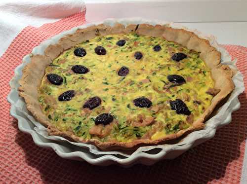 TARTE AU THON, COURGETTE ET CURCUMA