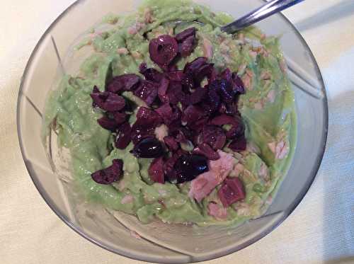 Tartinade d’avocats au thon