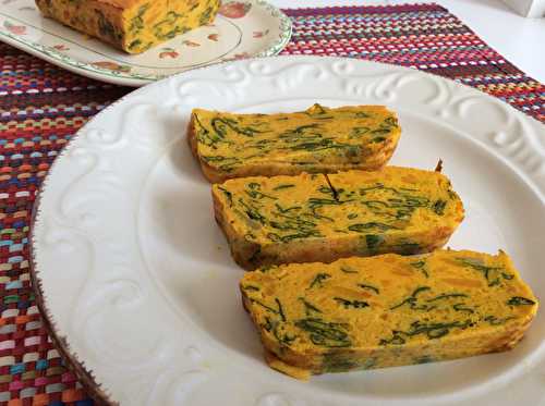 Terrine de potimarron et vert de blettes