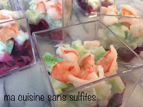 Verrines ou salade rafraîchissante de betterave et concombre (sauce yaourt et menthe), et des nuits moins paisibles qu’il n’y paraît!
