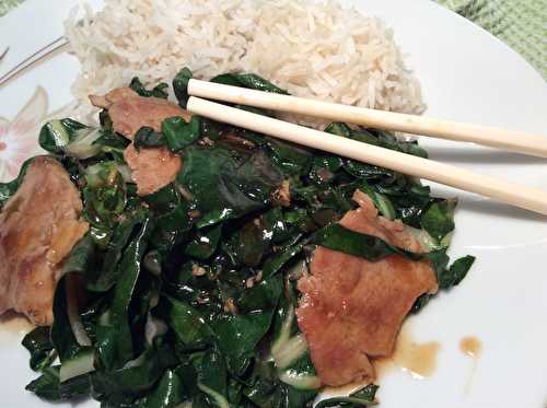 VERT DE BOK CHOY A LA GREG