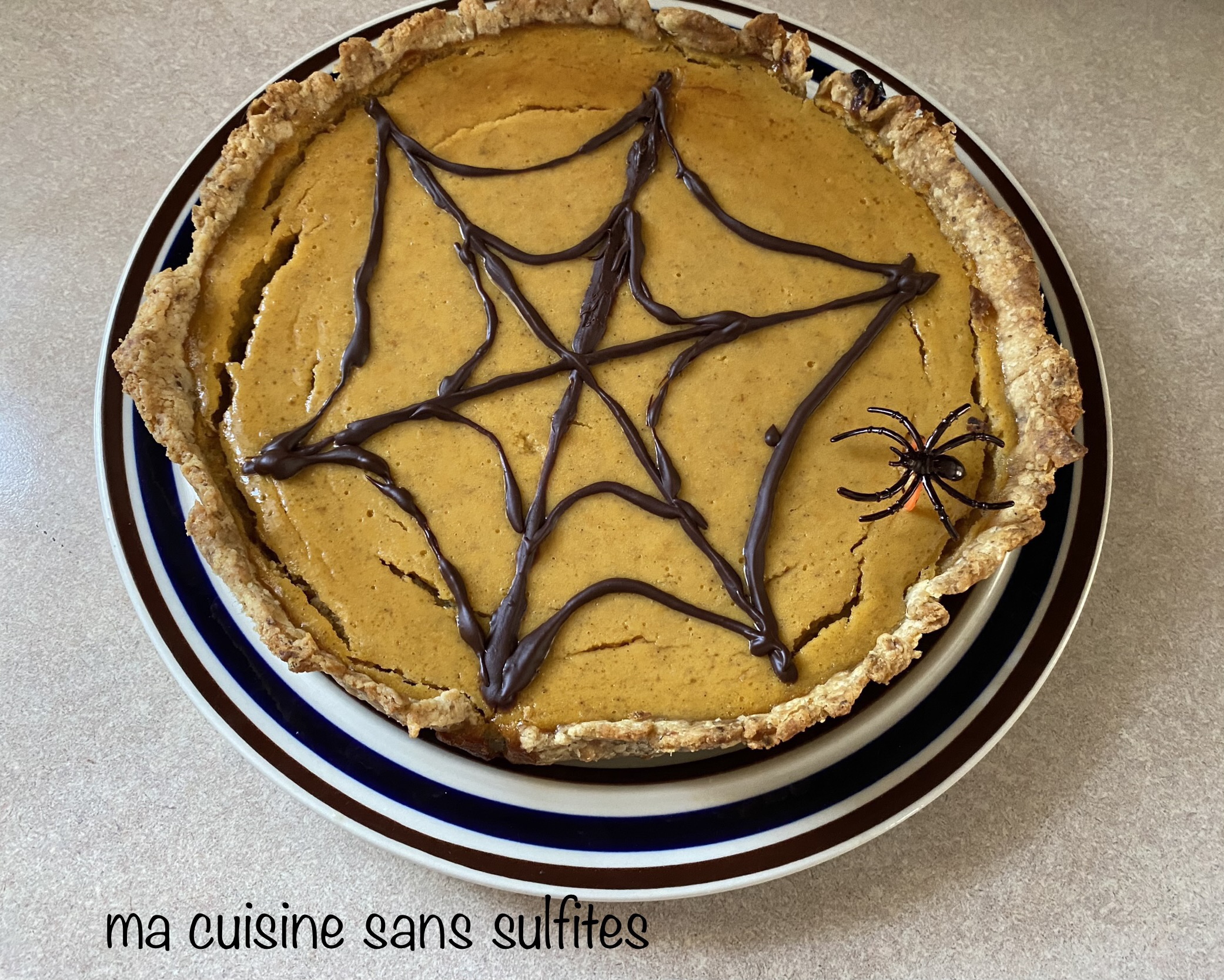 Tarte butternut pour Halloween et Thanksgiving