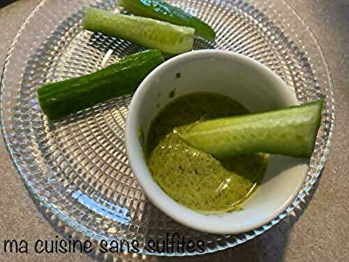 Sauce à la menthe maison, emplois divers