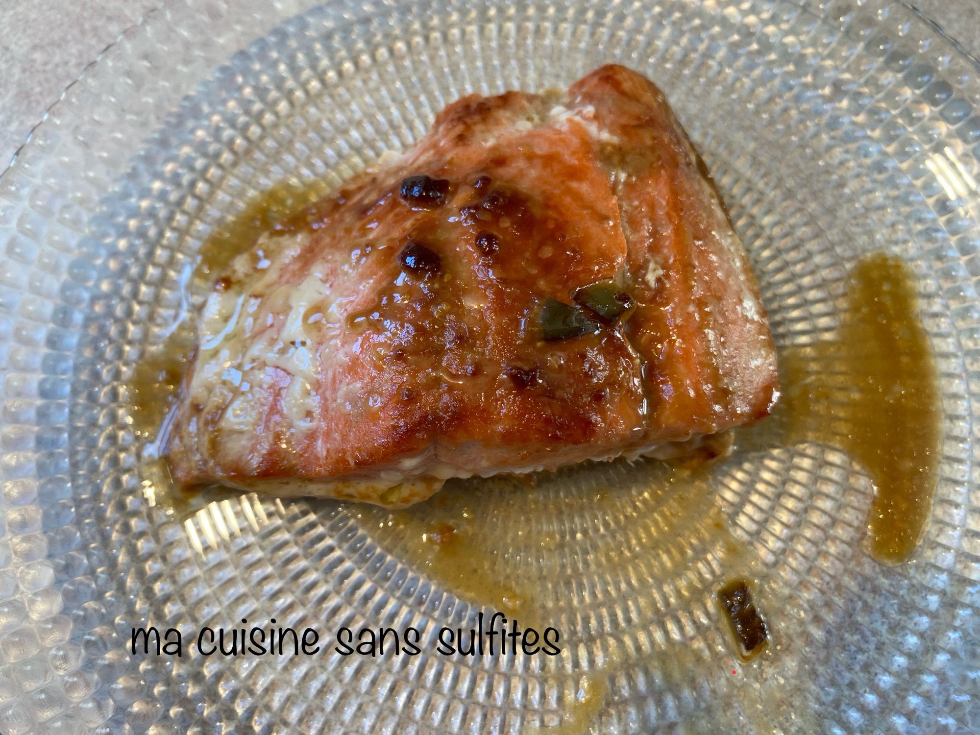 Saumon mariné au miso