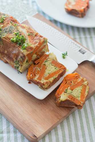 Terrine d'omelette aux légumes