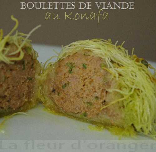 Boulettes de viande en habit de Konafa : C’est moelleux et ça croustille !