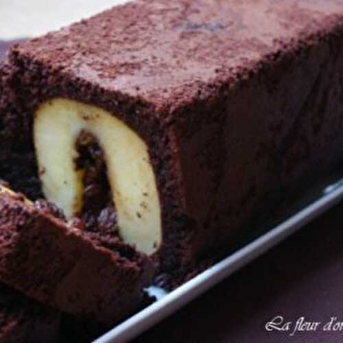 Cake pomme choco