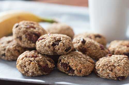 Cookies healthy sans sucre, sans oeufs, sans beurre ni farine !