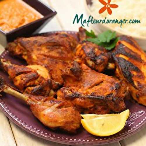 Cuisine indienne : Poulet tandoori et sa sauce épicée