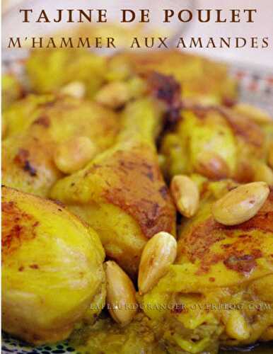 Cuisine marocaine : tajine de poulet aux amandes