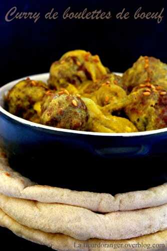 Curry de boulettes de boeuf : Un p’tit detour en Inde !