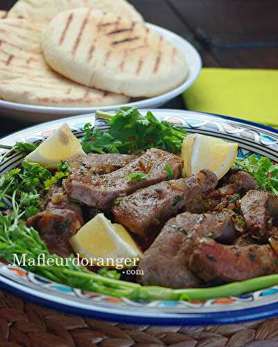 Foie à la chermoula